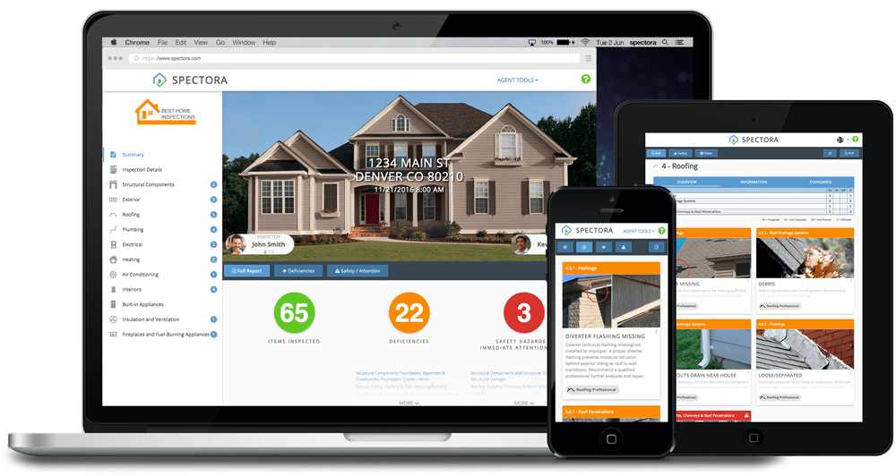 proforce home inspection sample report mockup